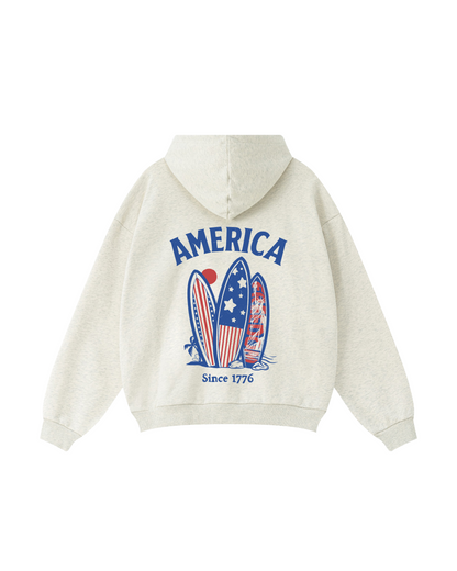 America Since 1776 Surf Hoodie