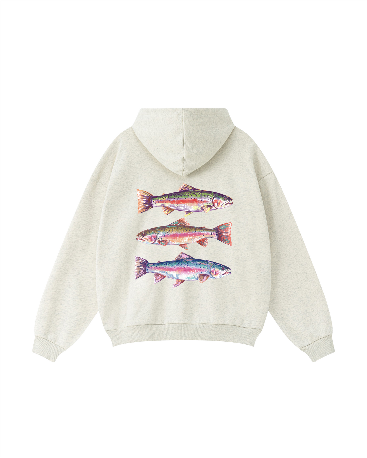 Coastal Trout Triple Fish Hoodie