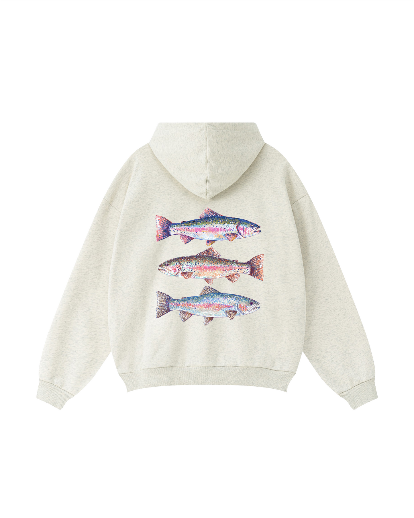 Coastal Trout Triple Fish Hoodie