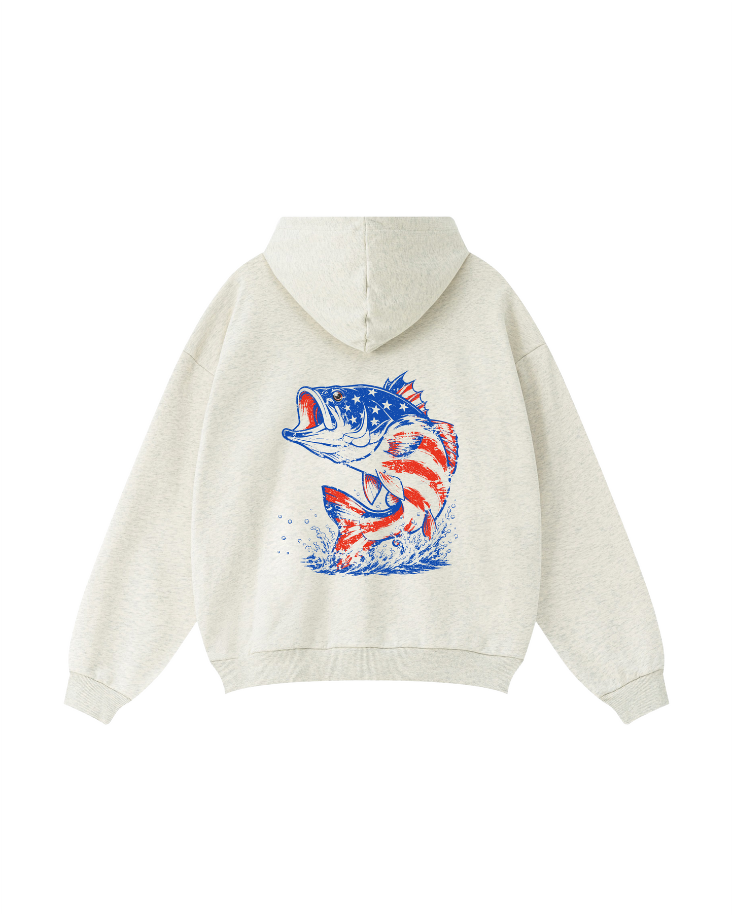 American Flag Bass Jump Hoodie
