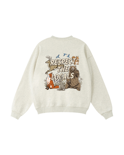 Respect the Locals Wildlife Crewneck