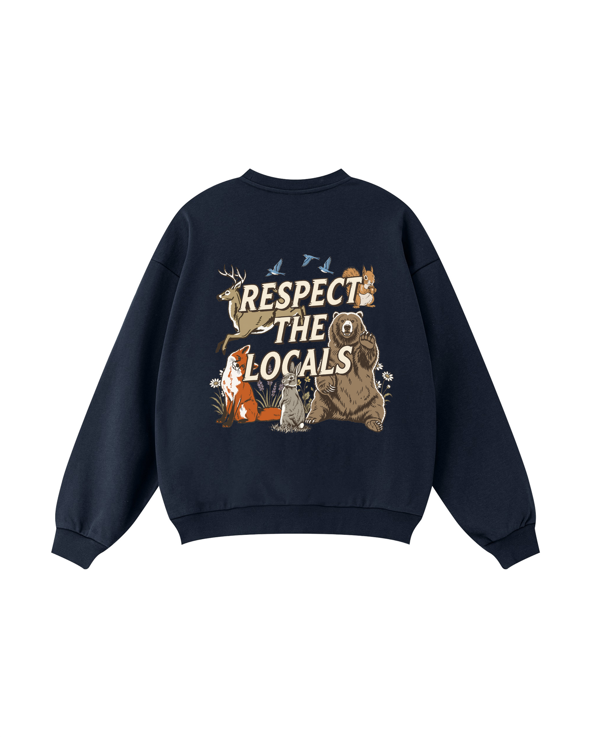 Respect the Locals Wildlife Crewneck