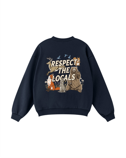 Respect the Locals Wildlife Crewneck