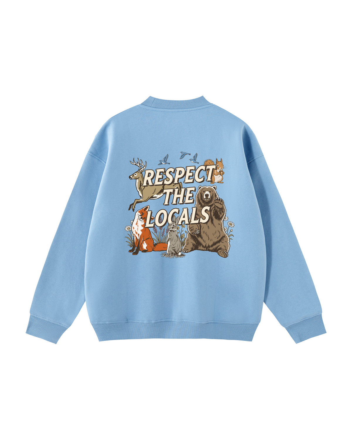 Respect the Locals Wildlife Crewneck