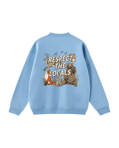 Respect the Locals Wildlife Crewneck