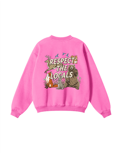 Respect the Locals Wildlife Crewneck