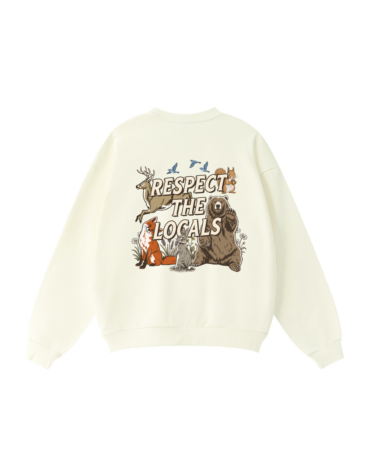 Respect the Locals Wildlife Crewneck
