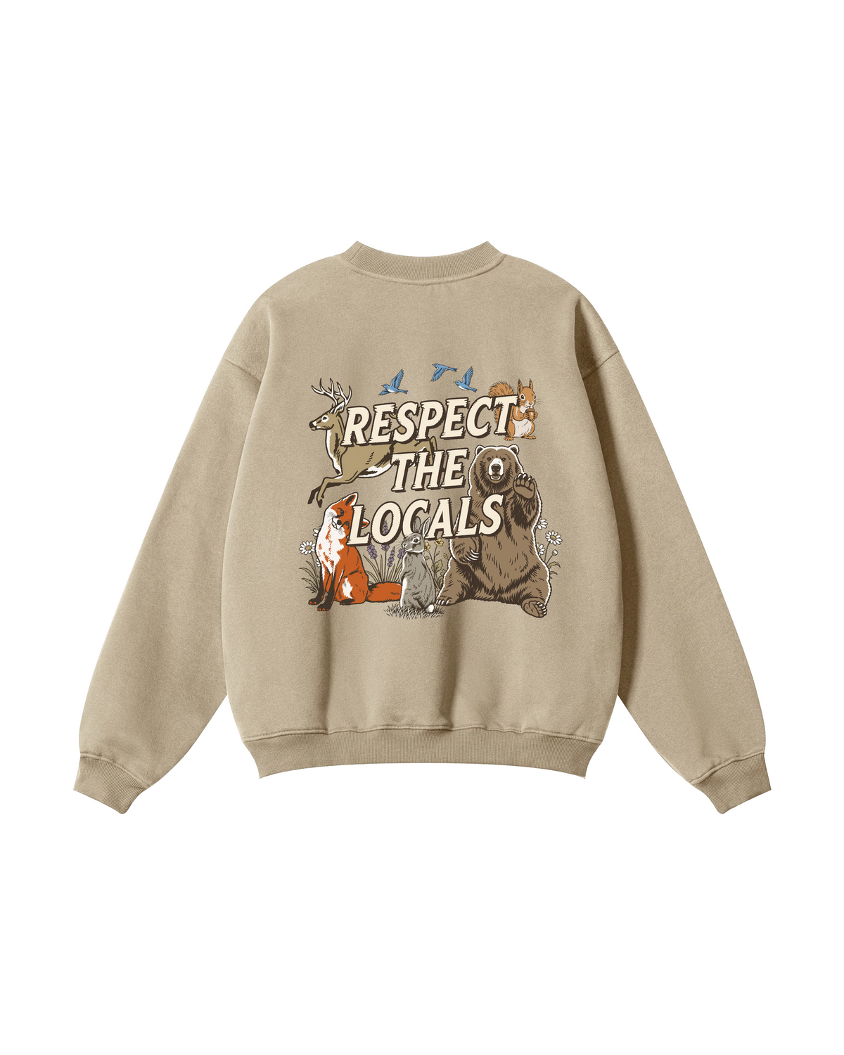 Respect the Locals Wildlife Crewneck