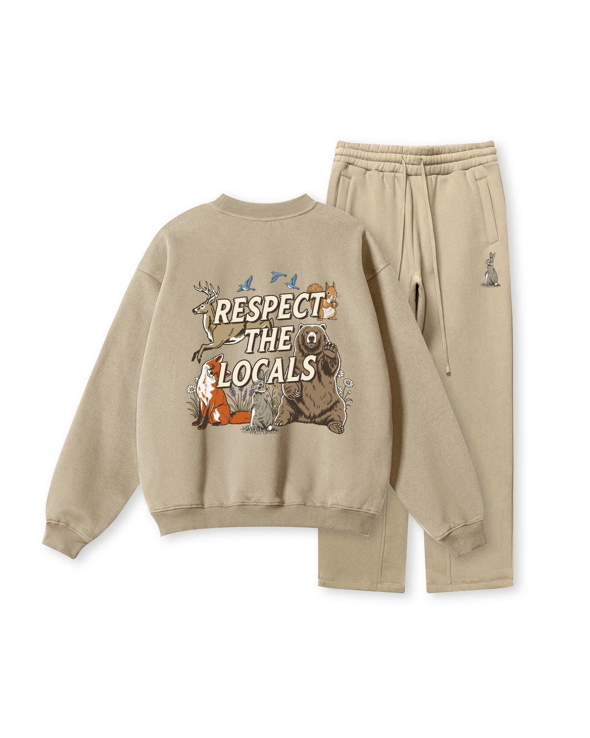 Respect the Locals Wildlife Crewneck