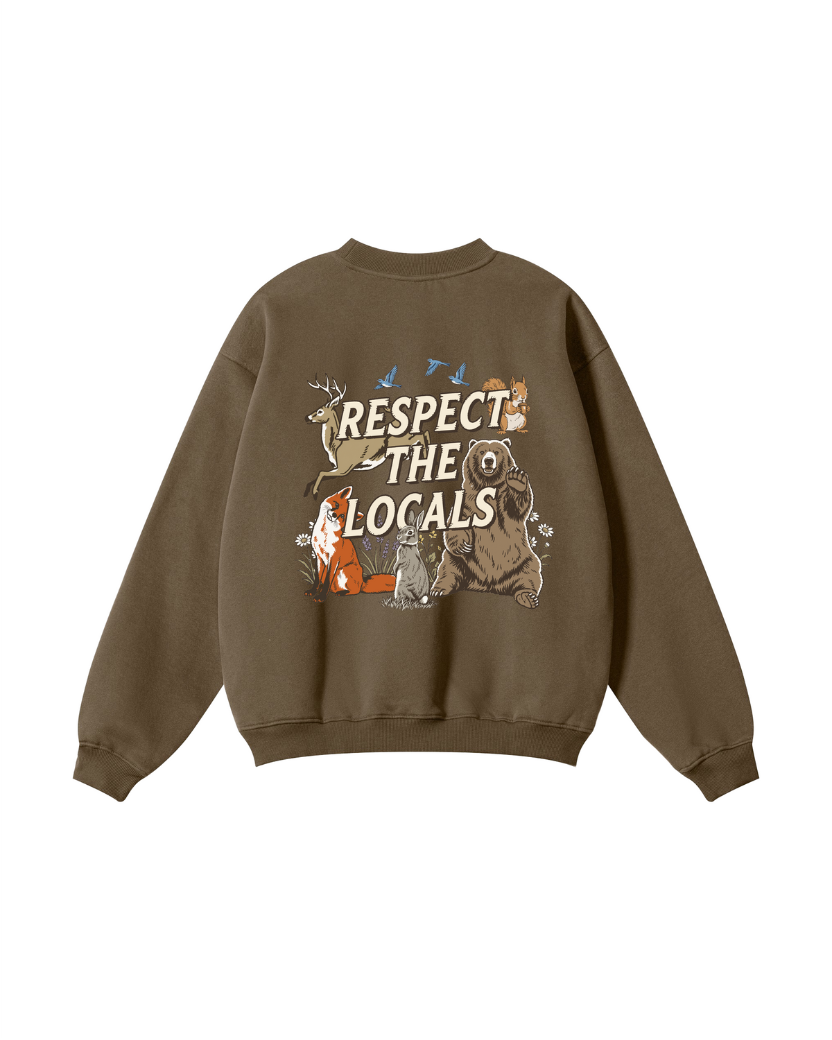 Respect the Locals Wildlife Crewneck