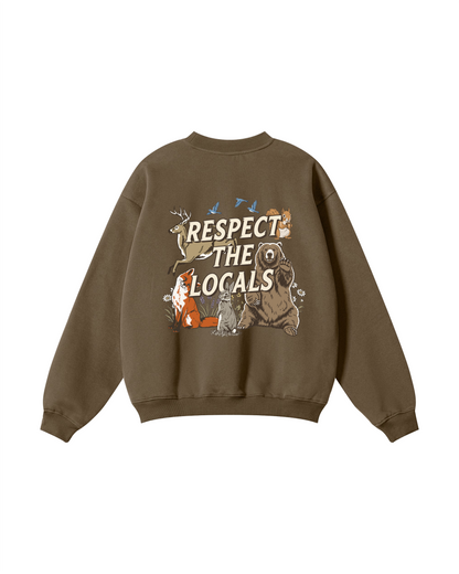 Respect the Locals Wildlife Crewneck