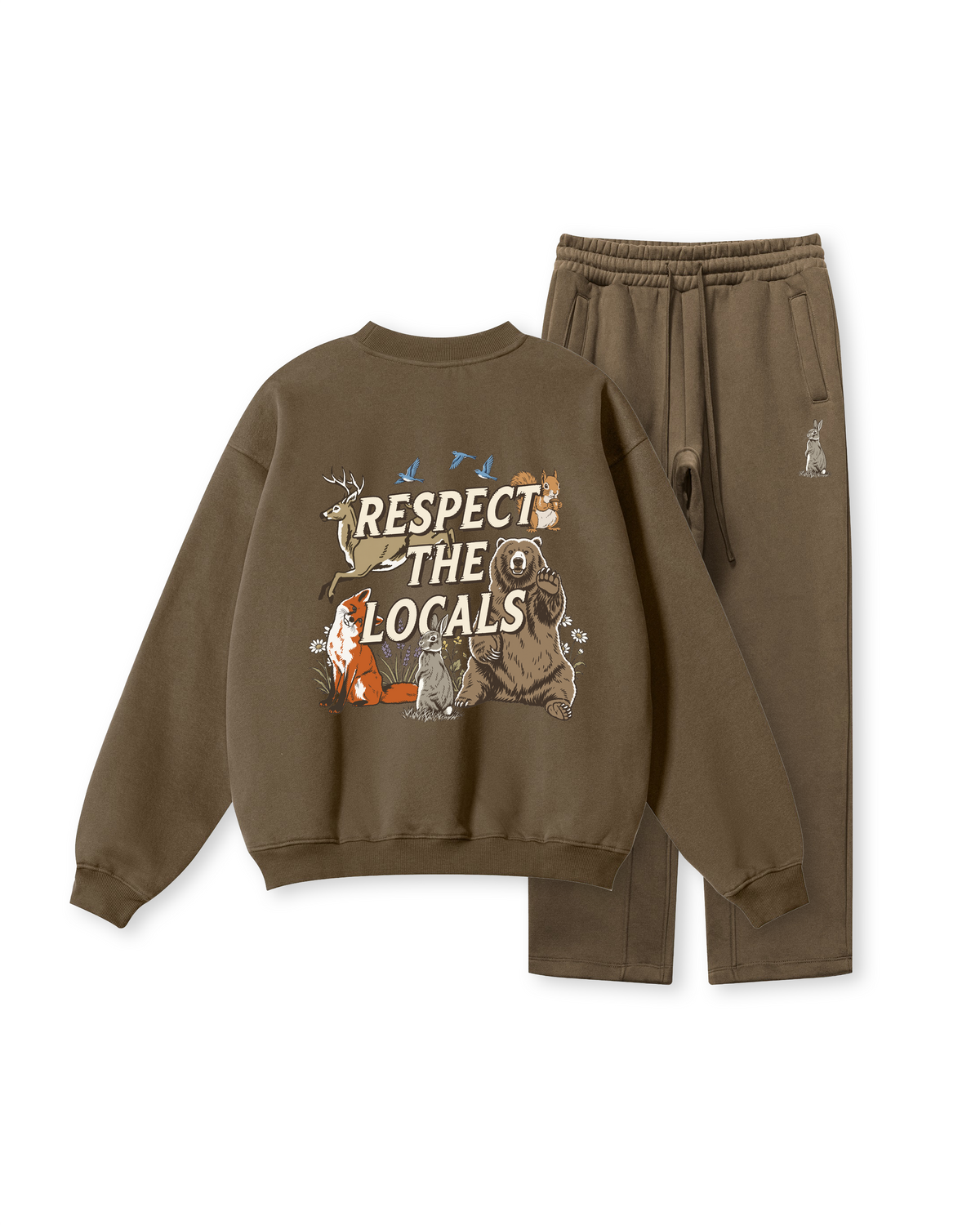 Respect the Locals Wildlife Crewneck
