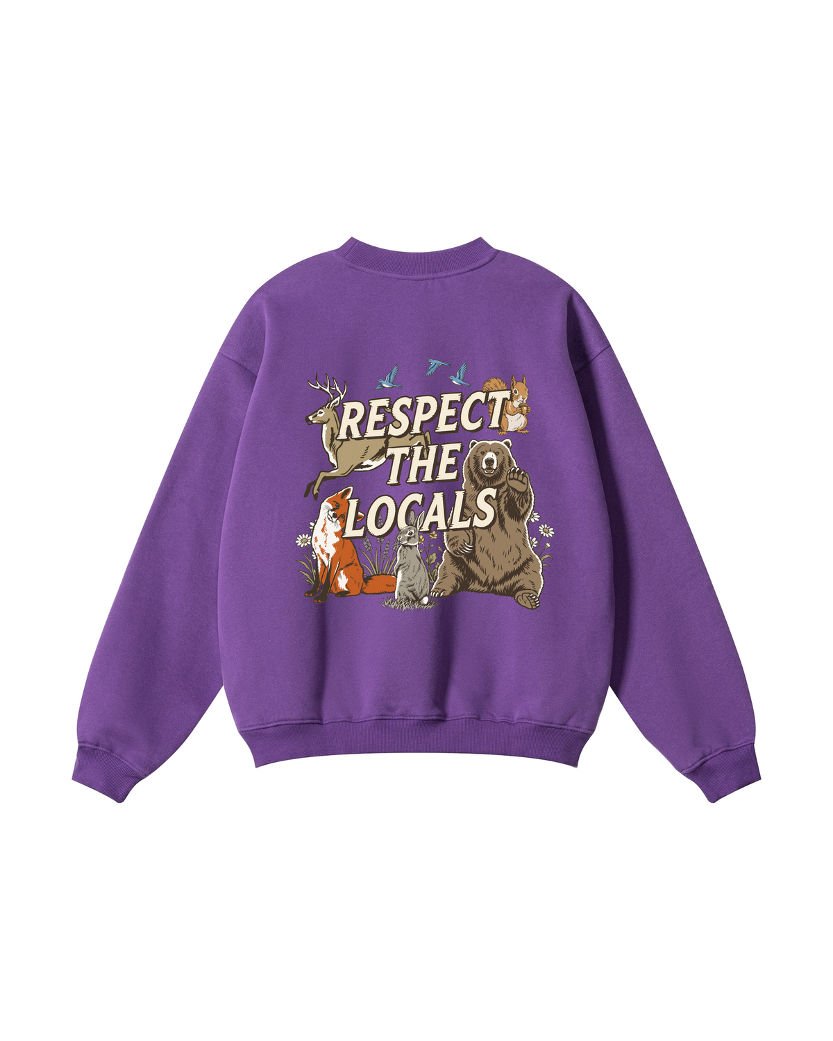Respect the Locals Wildlife Crewneck