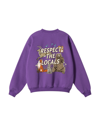Respect the Locals Wildlife Crewneck