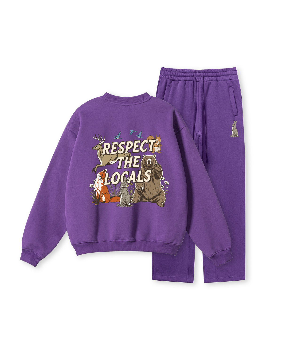 Respect the Locals Wildlife Crewneck
