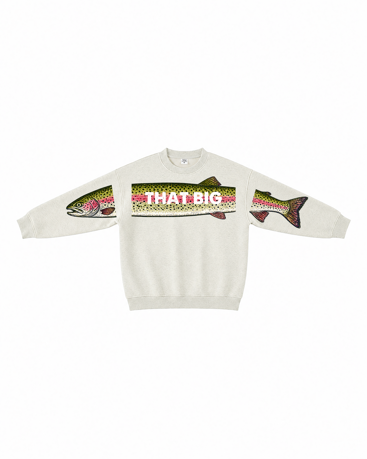 That Big Rainbow Trout Crewneck Sweatshirt