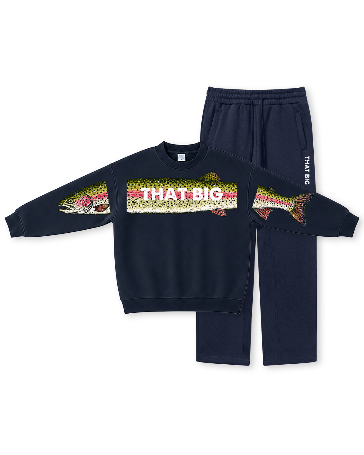 That Big Rainbow Trout Crewneck Sweatshirt