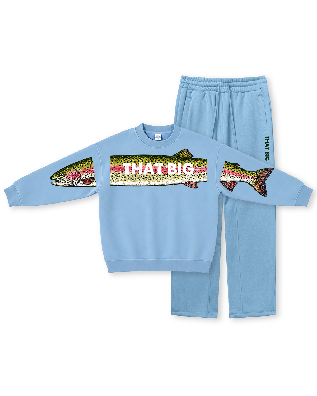 That Big Rainbow Trout Crewneck Sweatshirt