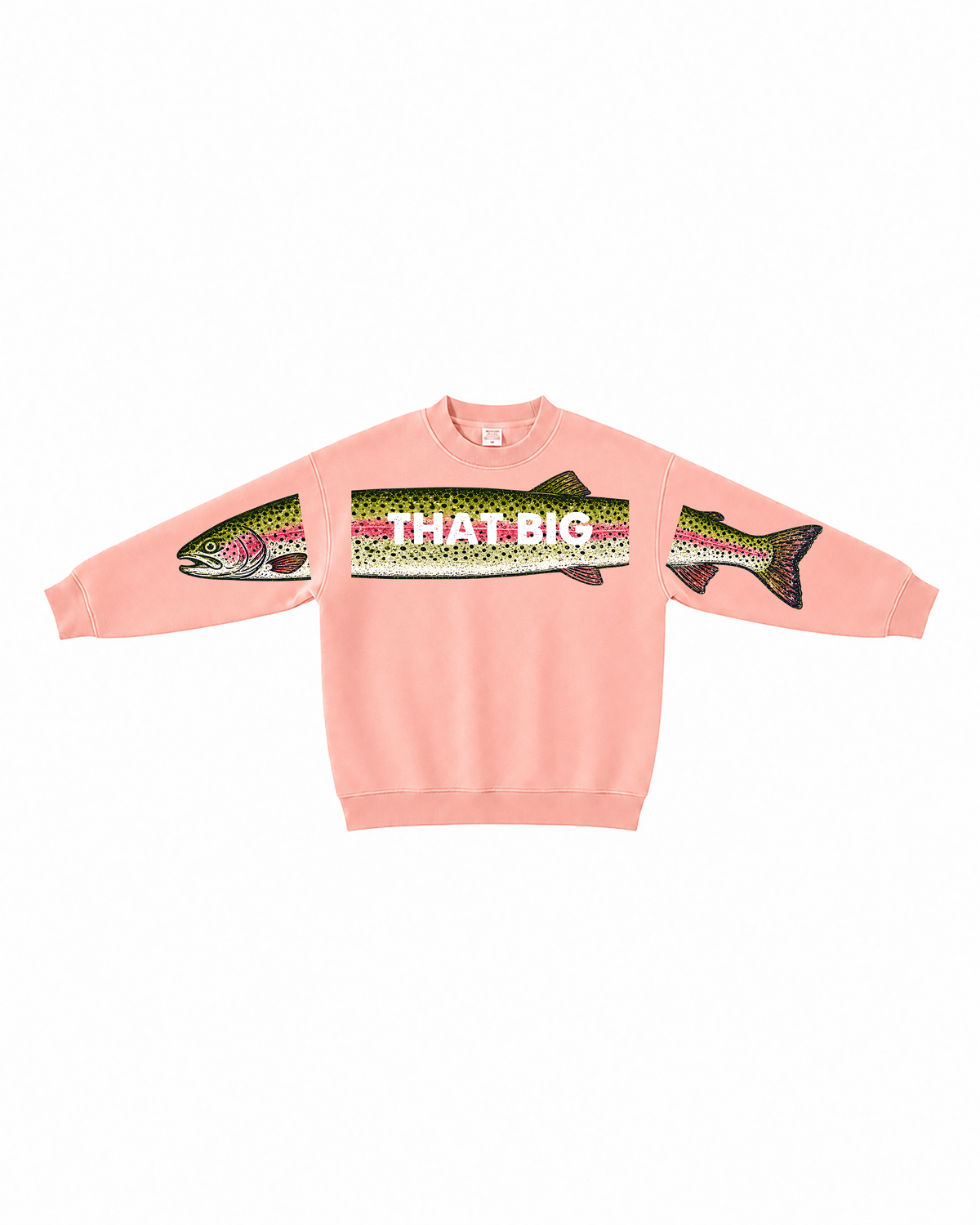 That Big Rainbow Trout Crewneck Sweatshirt