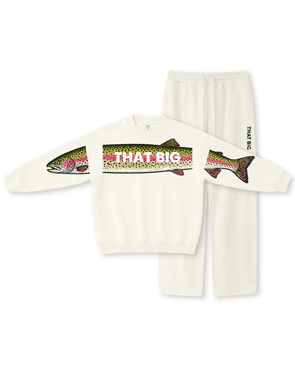 That Big Rainbow Trout Crewneck Sweatshirt