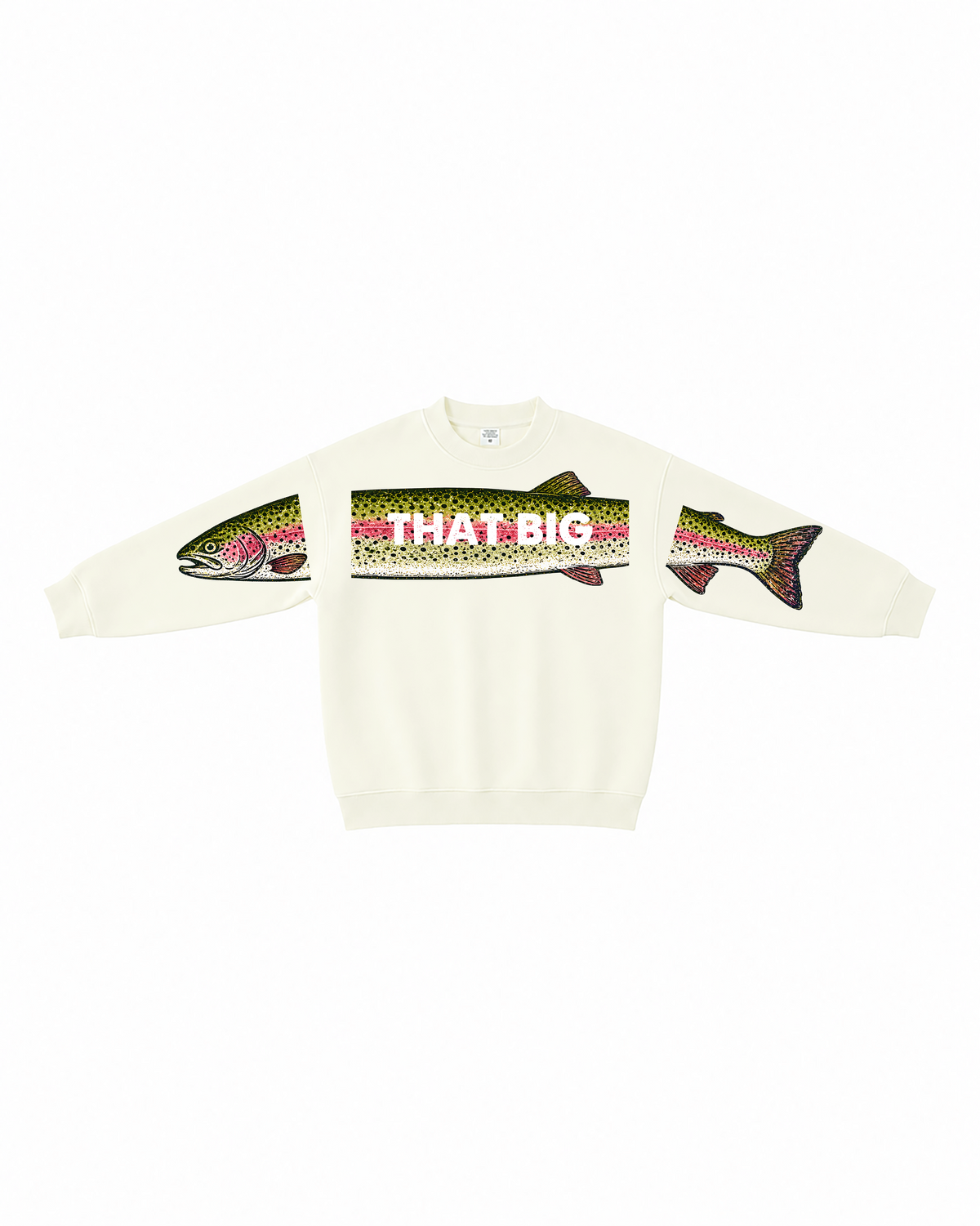 That Big Rainbow Trout Crewneck Sweatshirt