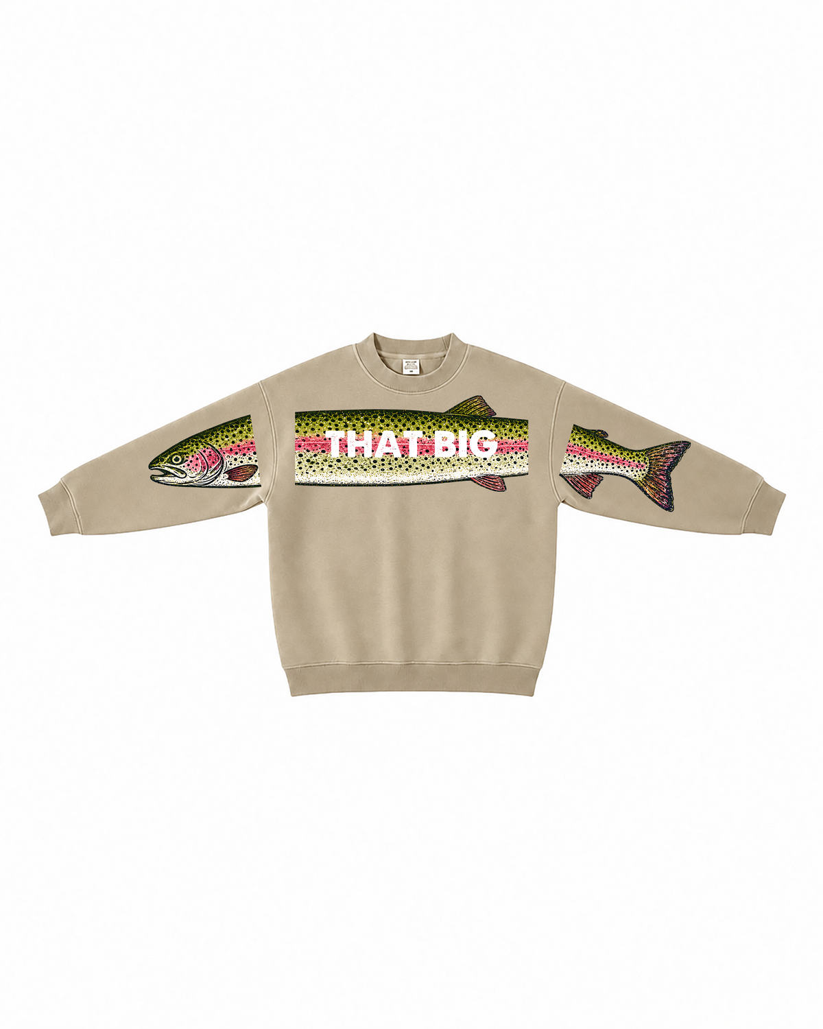That Big Rainbow Trout Crewneck Sweatshirt