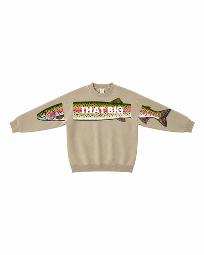 That Big Rainbow Trout Crewneck Sweatshirt