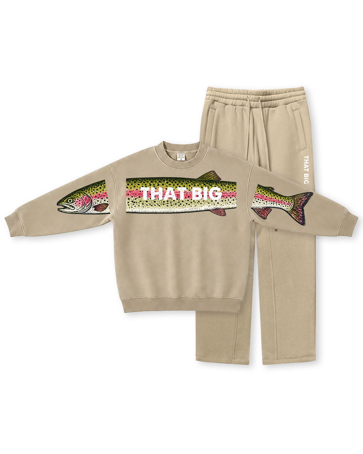 That Big Rainbow Trout Crewneck Sweatshirt
