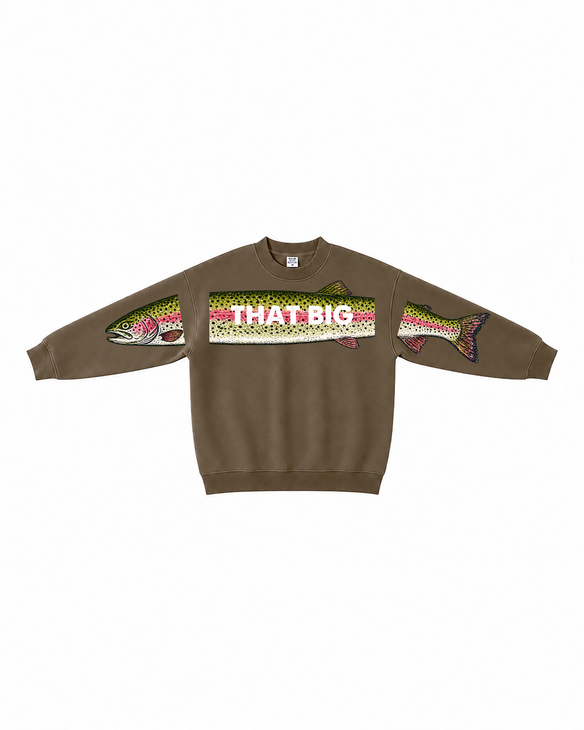 That Big Rainbow Trout Crewneck Sweatshirt