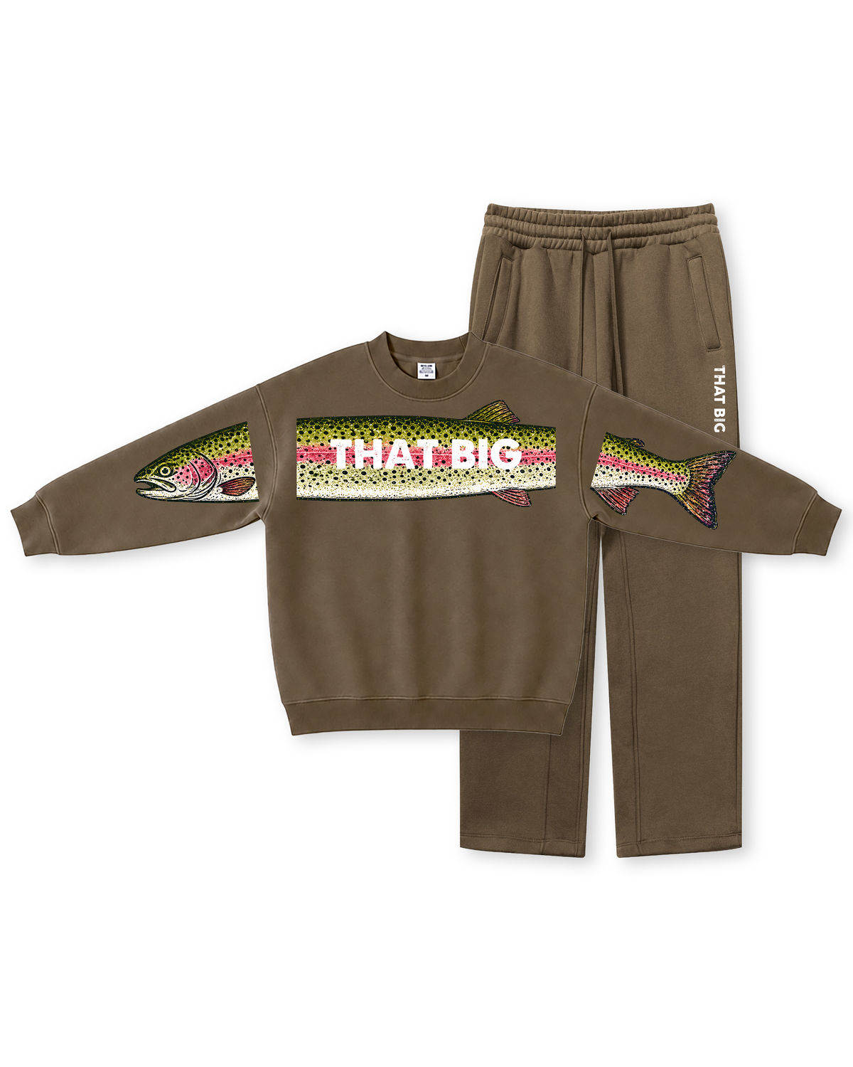 That Big Rainbow Trout Crewneck Sweatshirt