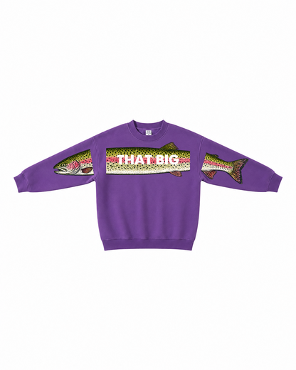 That Big Rainbow Trout Crewneck Sweatshirt