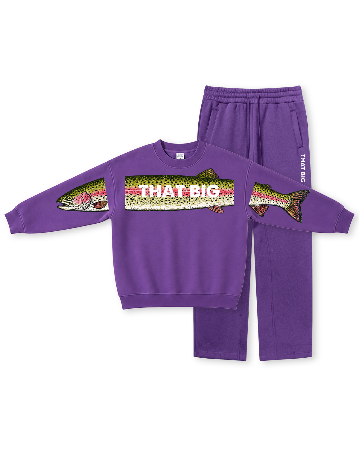 That Big Rainbow Trout Crewneck Sweatshirt