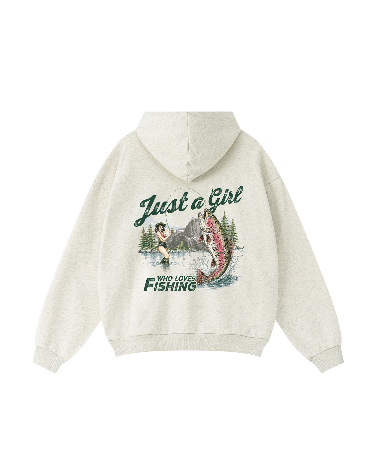 Just A Girl Who Loves Fishing Hoodie