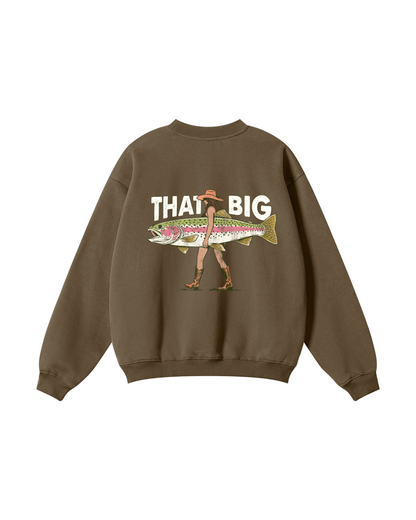 That Big Rainbow Trout Fishing Crewneck