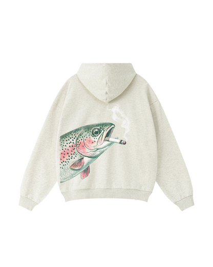 Trout Smoke Break Hoodie