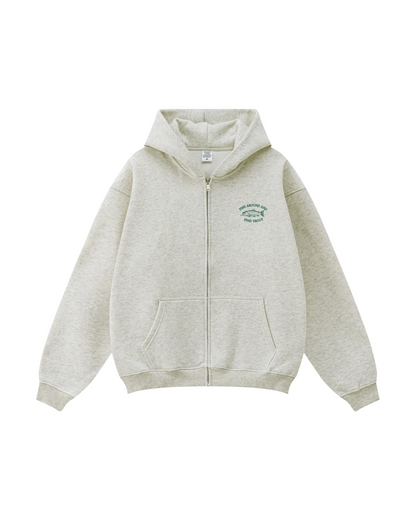Fish Around & Find Rainbow Trout Zip Hoodie