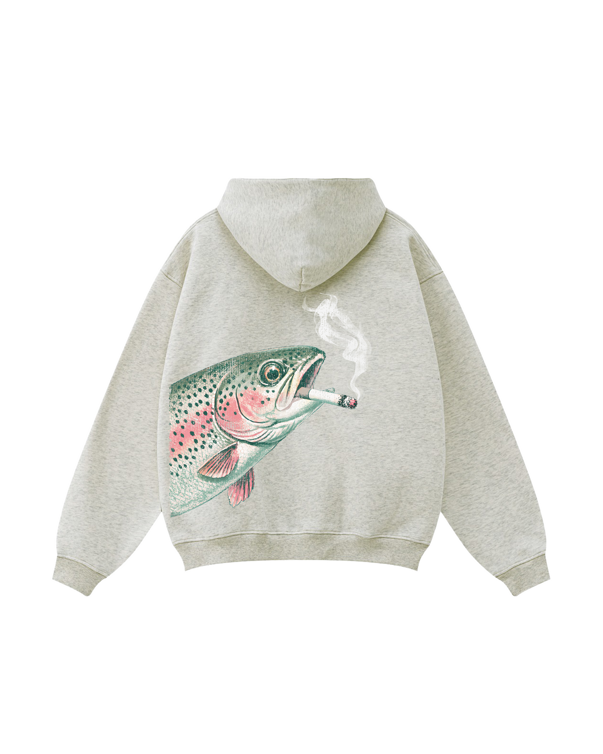 Fish Around & Find Rainbow Trout Zip Hoodie