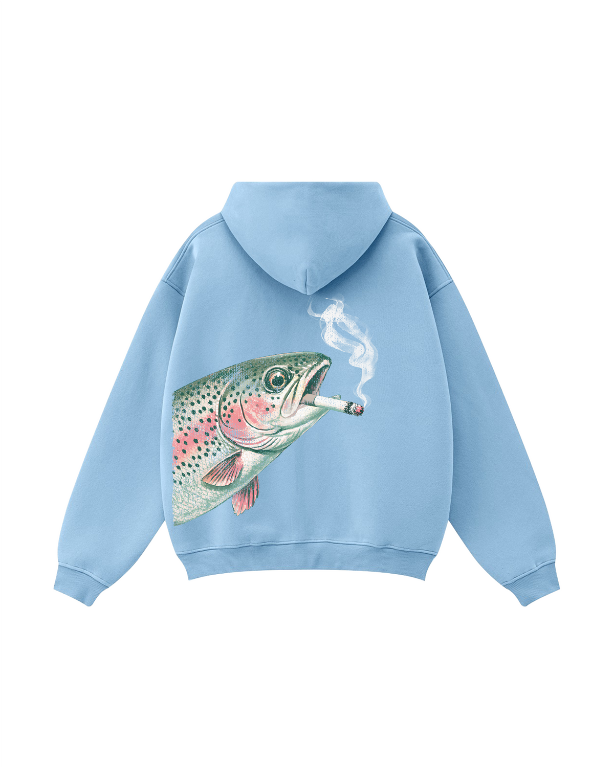 Fish Around & Find Rainbow Trout Zip Hoodie