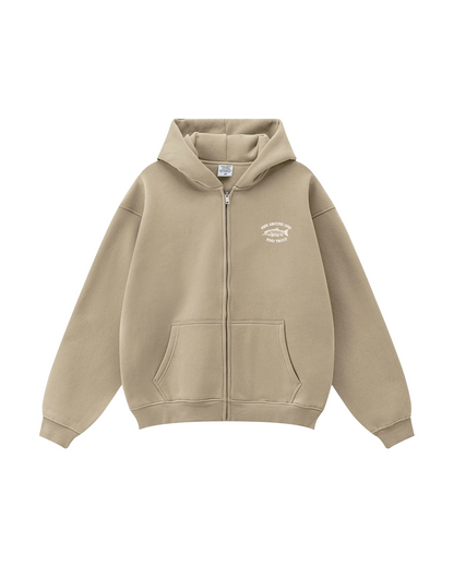 Fish Around & Find Rainbow Trout Zip Hoodie