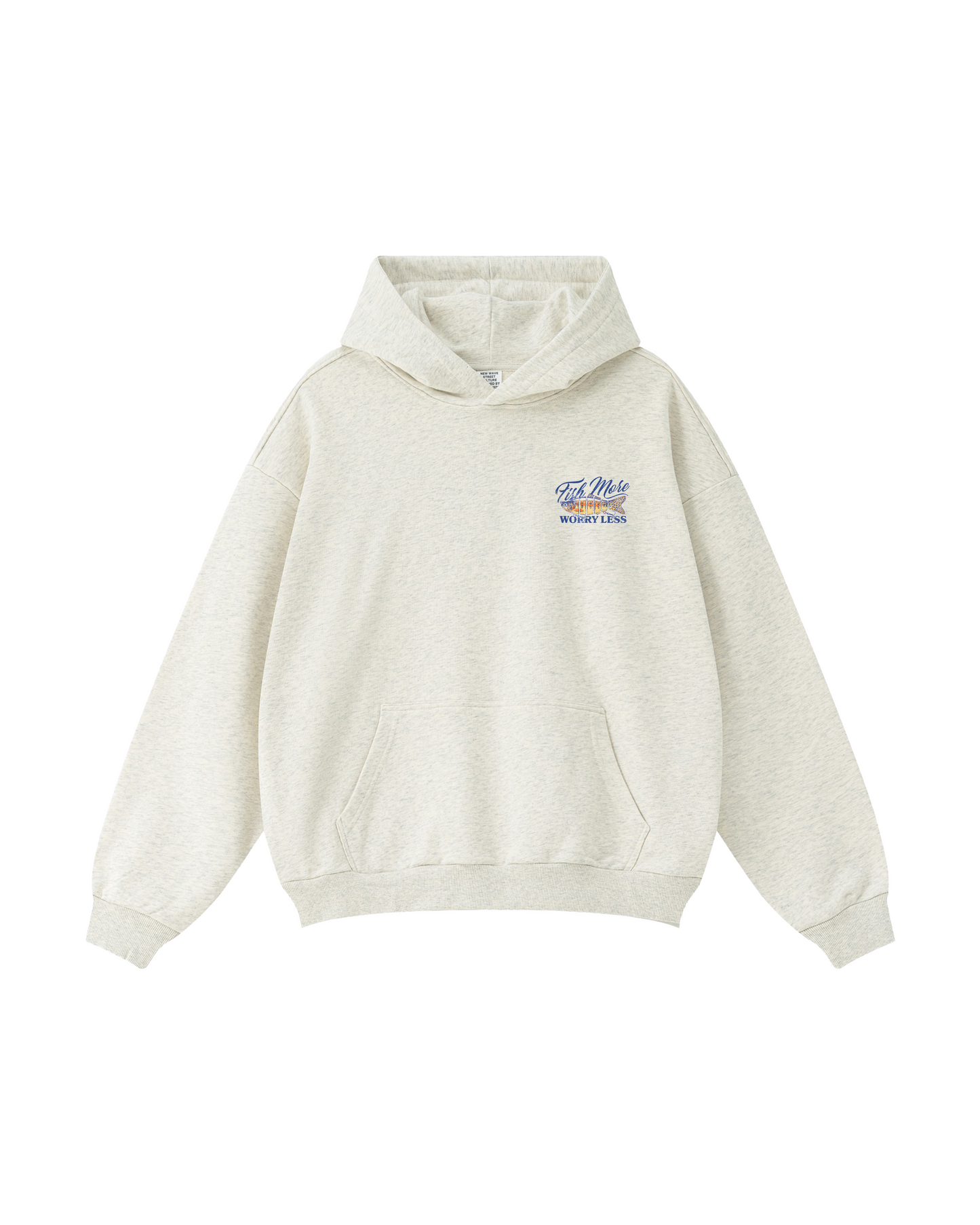 Fish More Worry Less Hoodie