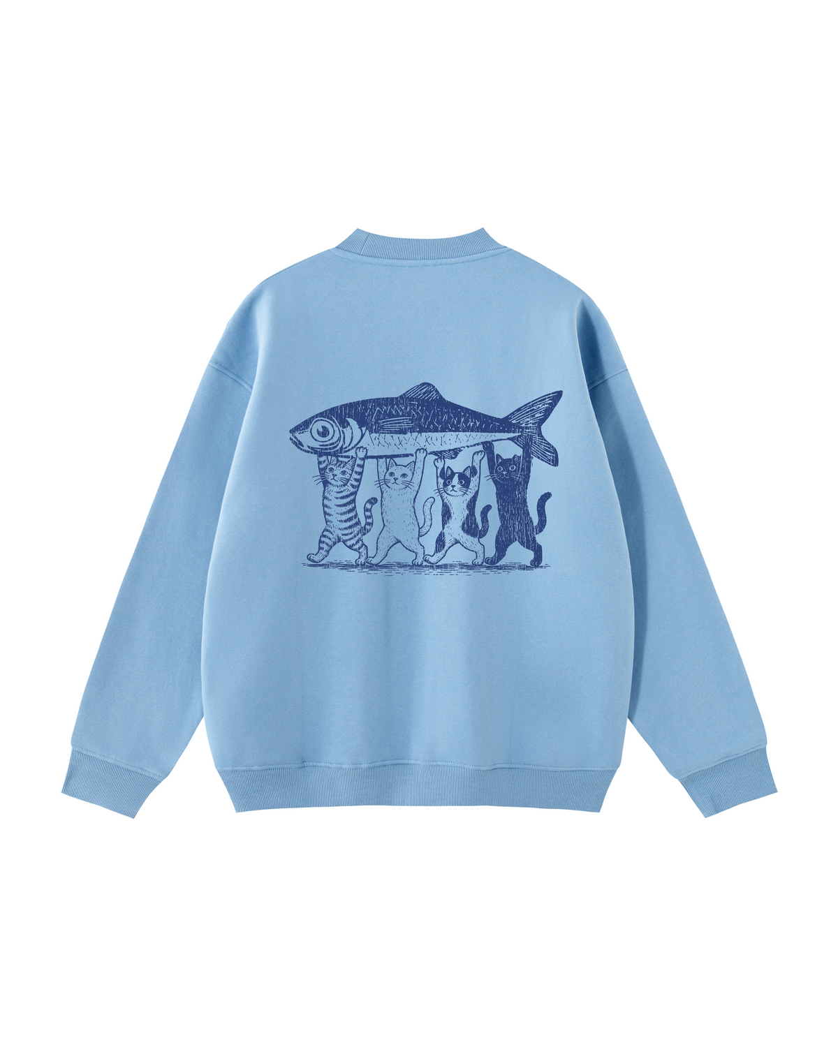 Four Cats, One Catch Crewneck