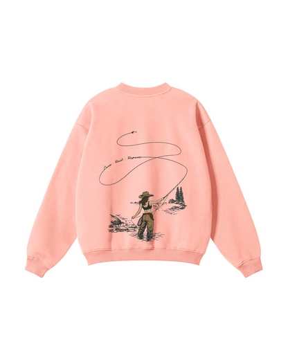 Cast, Reel, Repeat Fly Fishing Crewneck