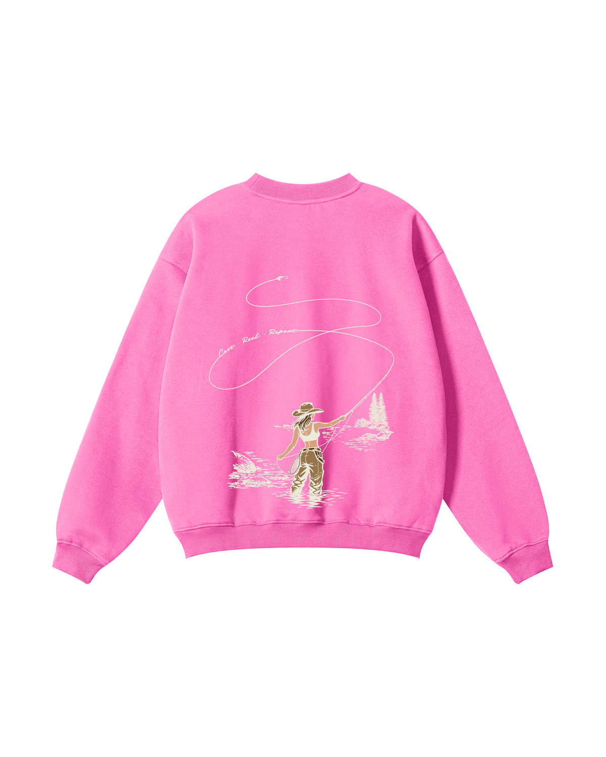 Cast, Reel, Repeat Fly Fishing Crewneck