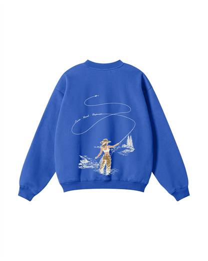 Cast, Reel, Repeat Fly Fishing Crewneck