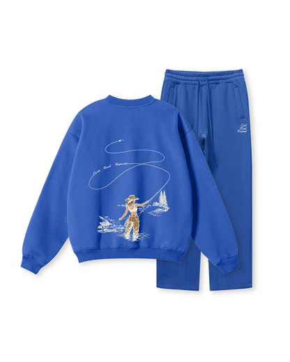 Cast, Reel, Repeat Fly Fishing Crewneck