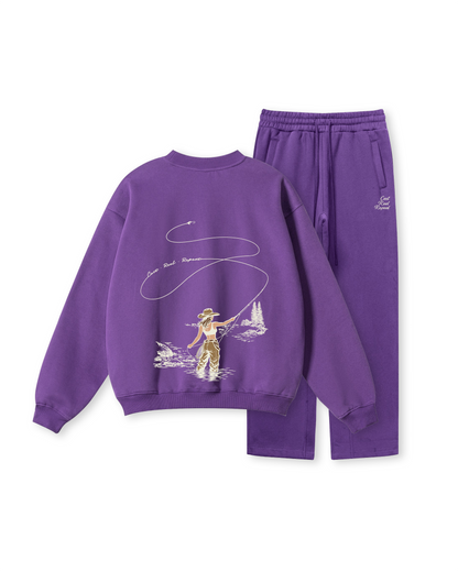 Cast, Reel, Repeat Fly Fishing Crewneck