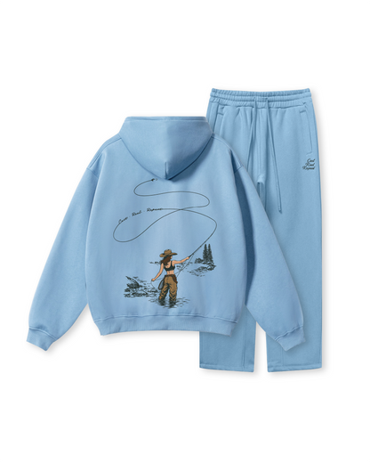 Women Who Fly Fish Hoodie