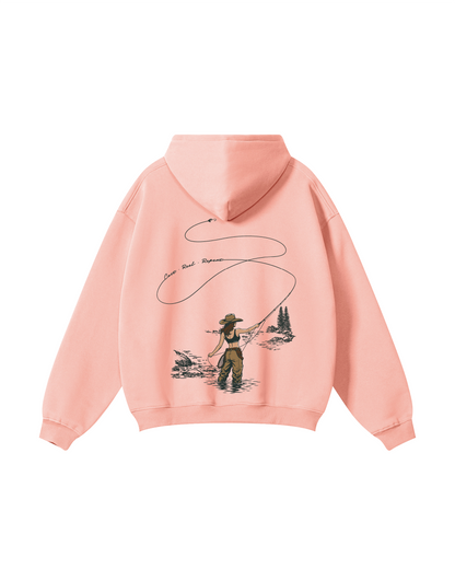 Women Who Fly Fish Hoodie