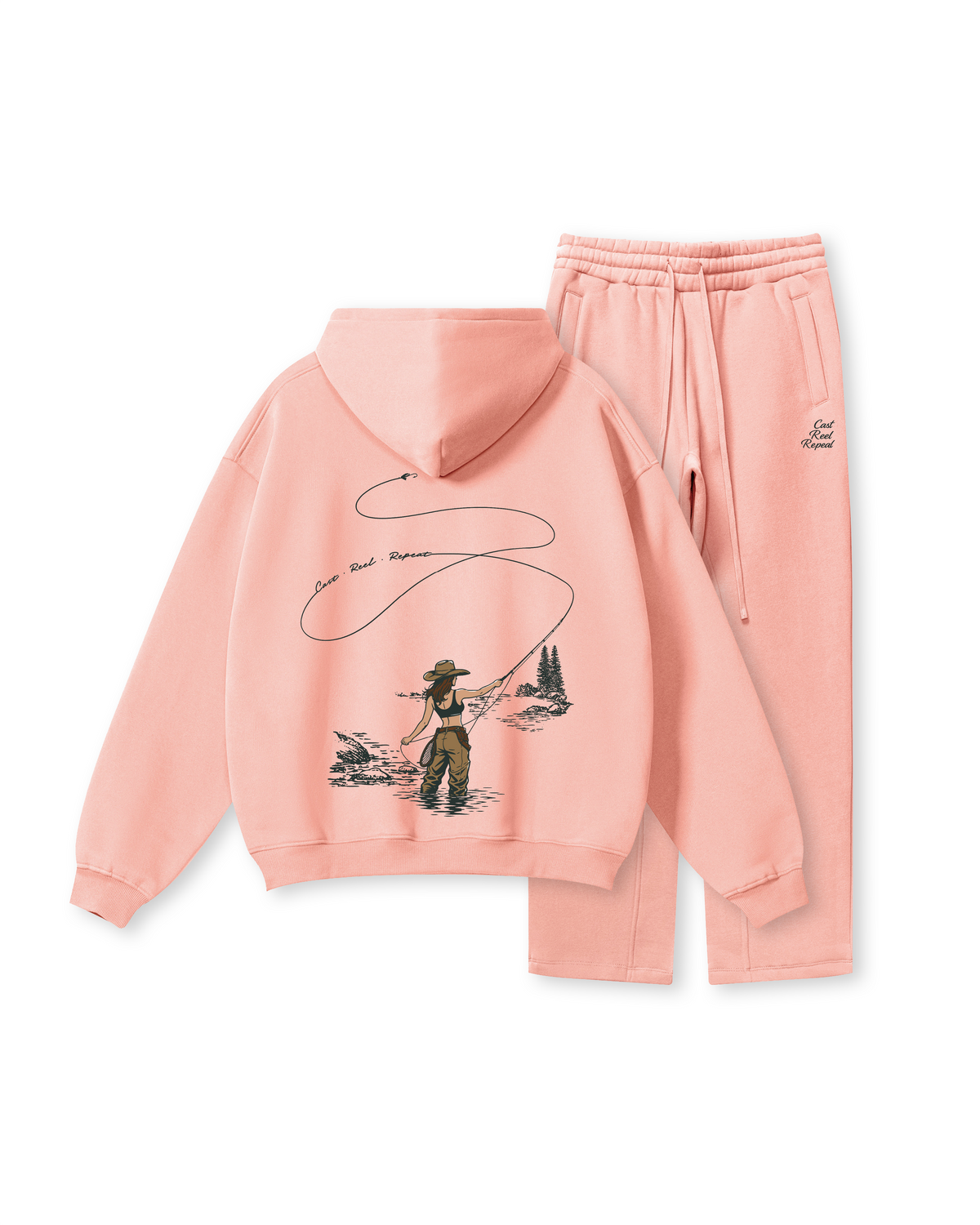 Women Who Fly Fish Hoodie