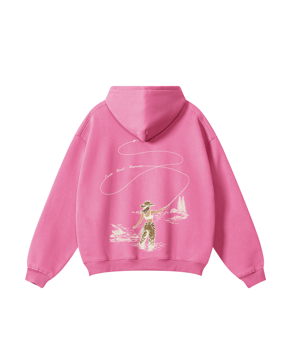 Women Who Fly Fish Hoodie